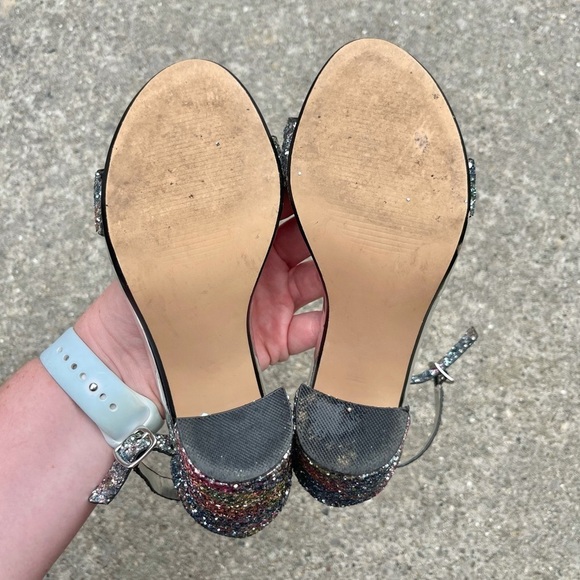 ๐ Steve Madden rainbow glitter heels - Picture 9 of 10